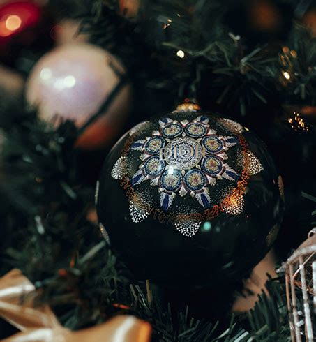 christian dior bauble|Christmas decoration by Cordelia de Castellane .